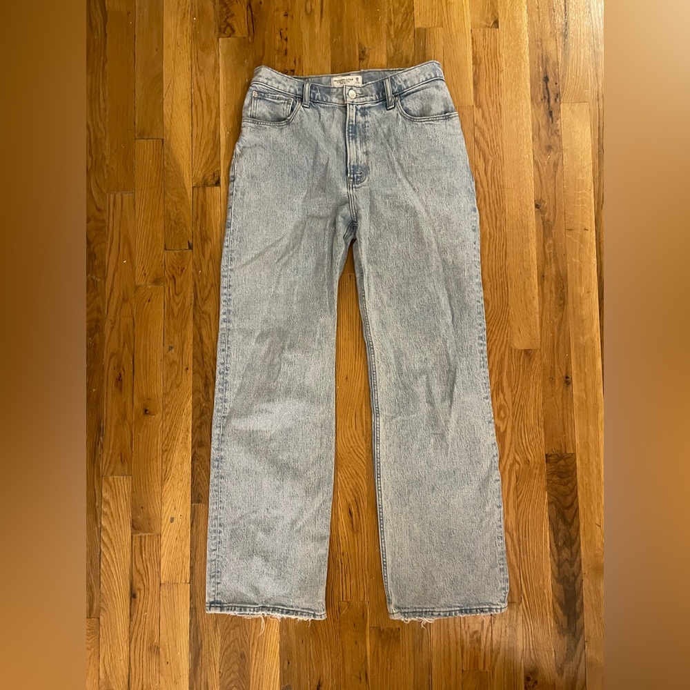 Abercrombie & Fitch Light Blue High Rise Jeans